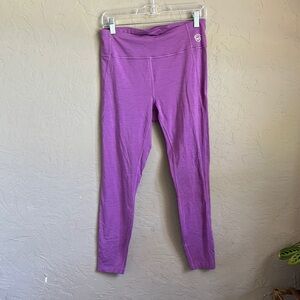 Allbirds‎ purple leggings size large wool blend